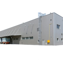 Rolling Workstation Big Stainless Portal Frame Steel Structure Cladding Prefabricated Warehouse
